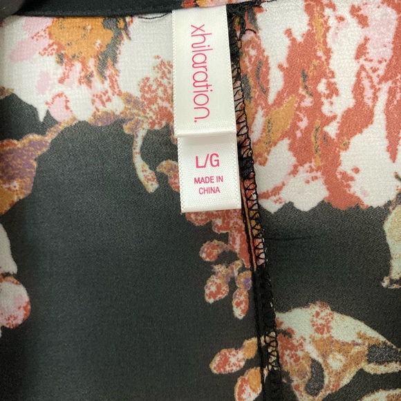 Xhilaration Kimono/Coverup Short Sleeve Size Large - Picture 9 of 11